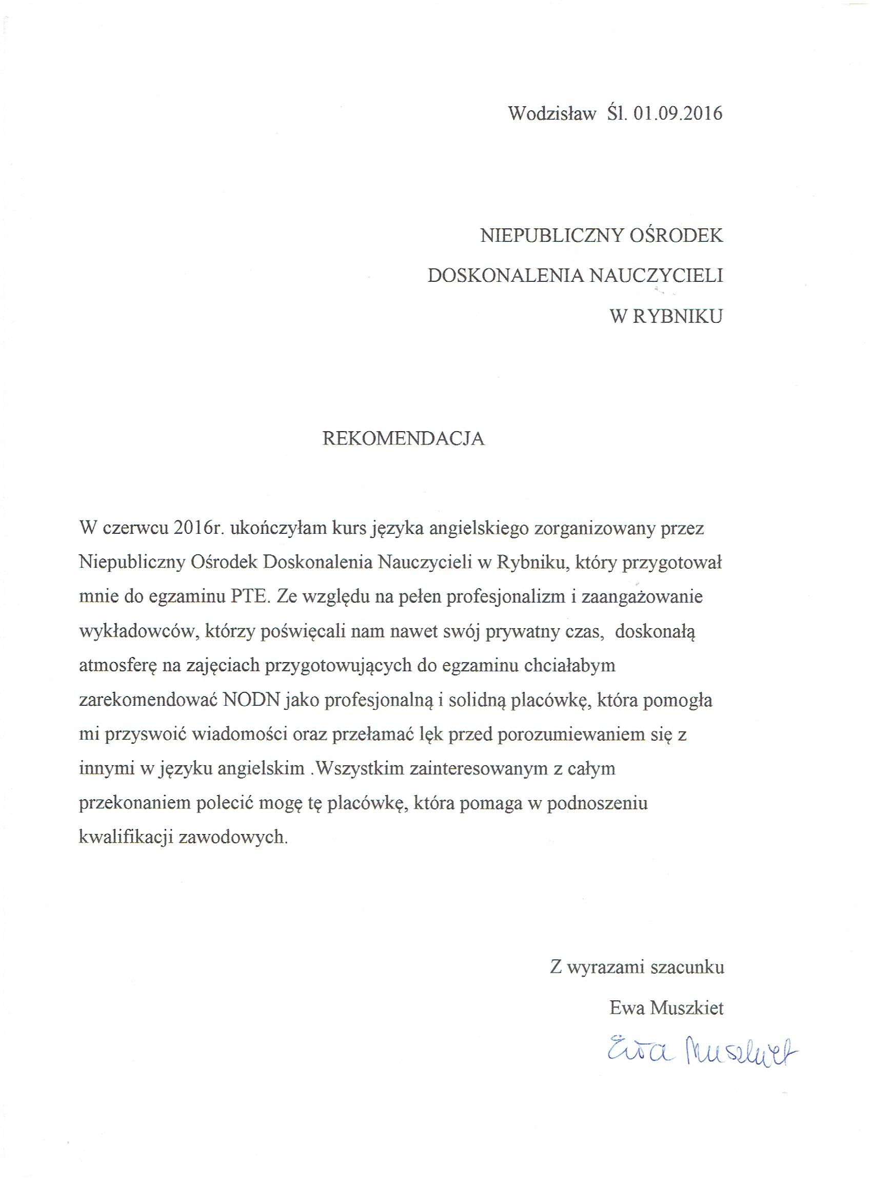 Rekomendacja